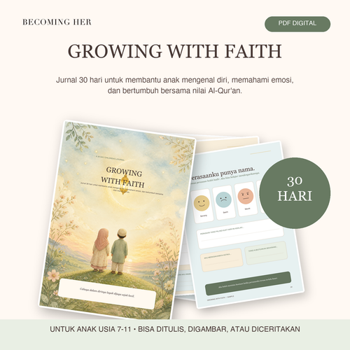 Growing With Faith - Jurnal Refleksi 30 Hari untuk Anak
