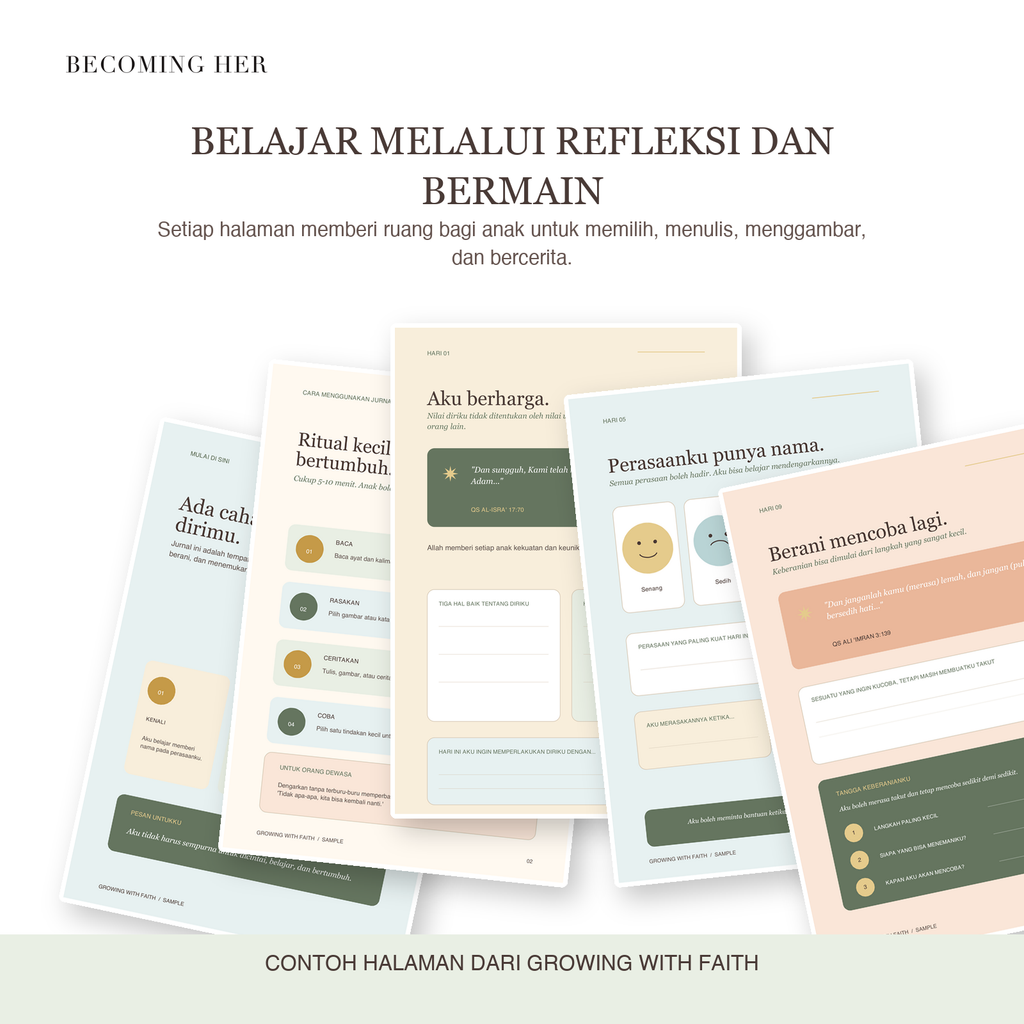 Growing With Faith - Jurnal Refleksi 30 Hari untuk Anak