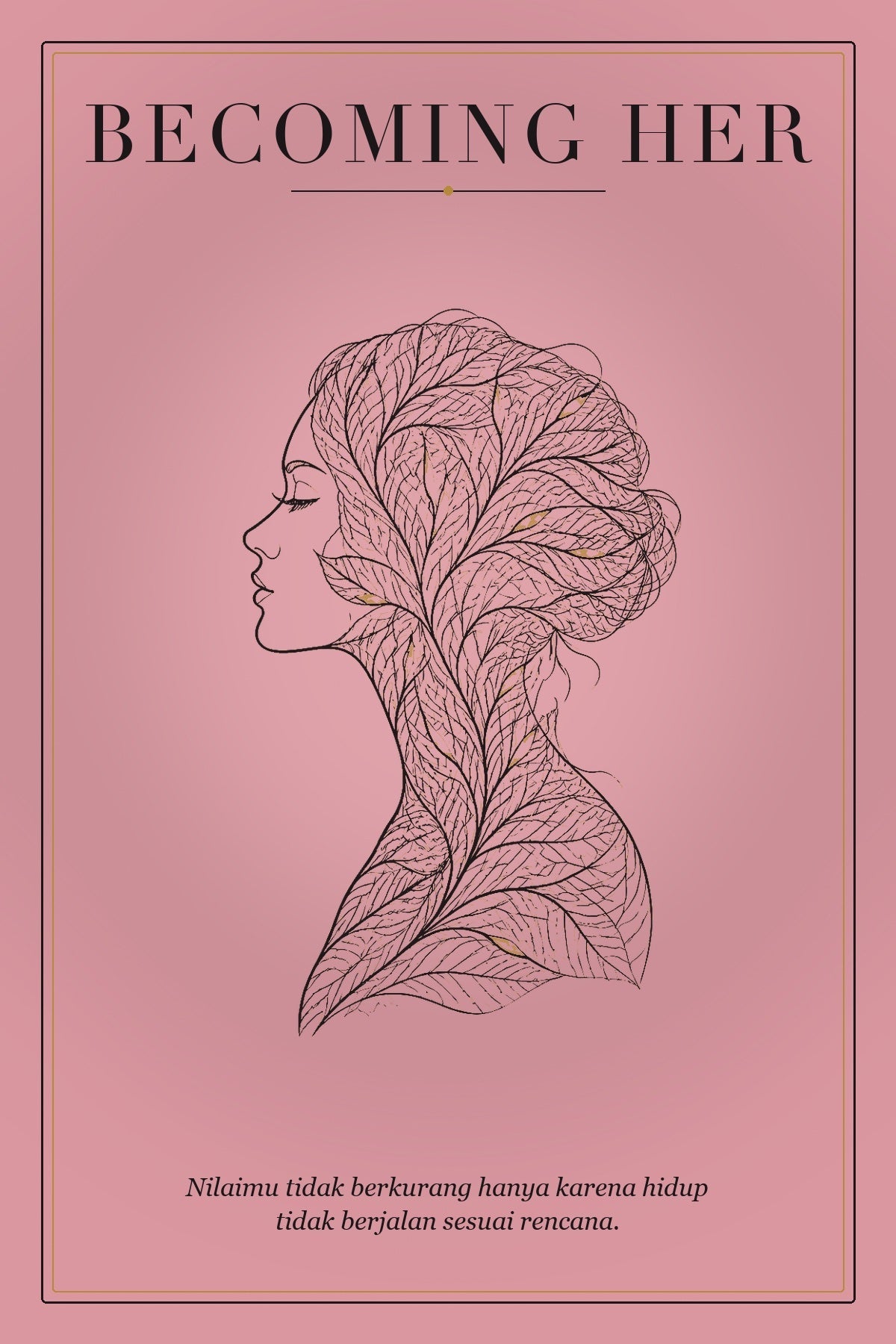 Sampul Becoming Her, sebuah produk PDF digital